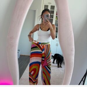 Emilio Pucci Multicolor Geometric Pant